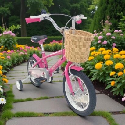 صورة دراجة هوائية للبنات مقاس 14 بوصة عملية